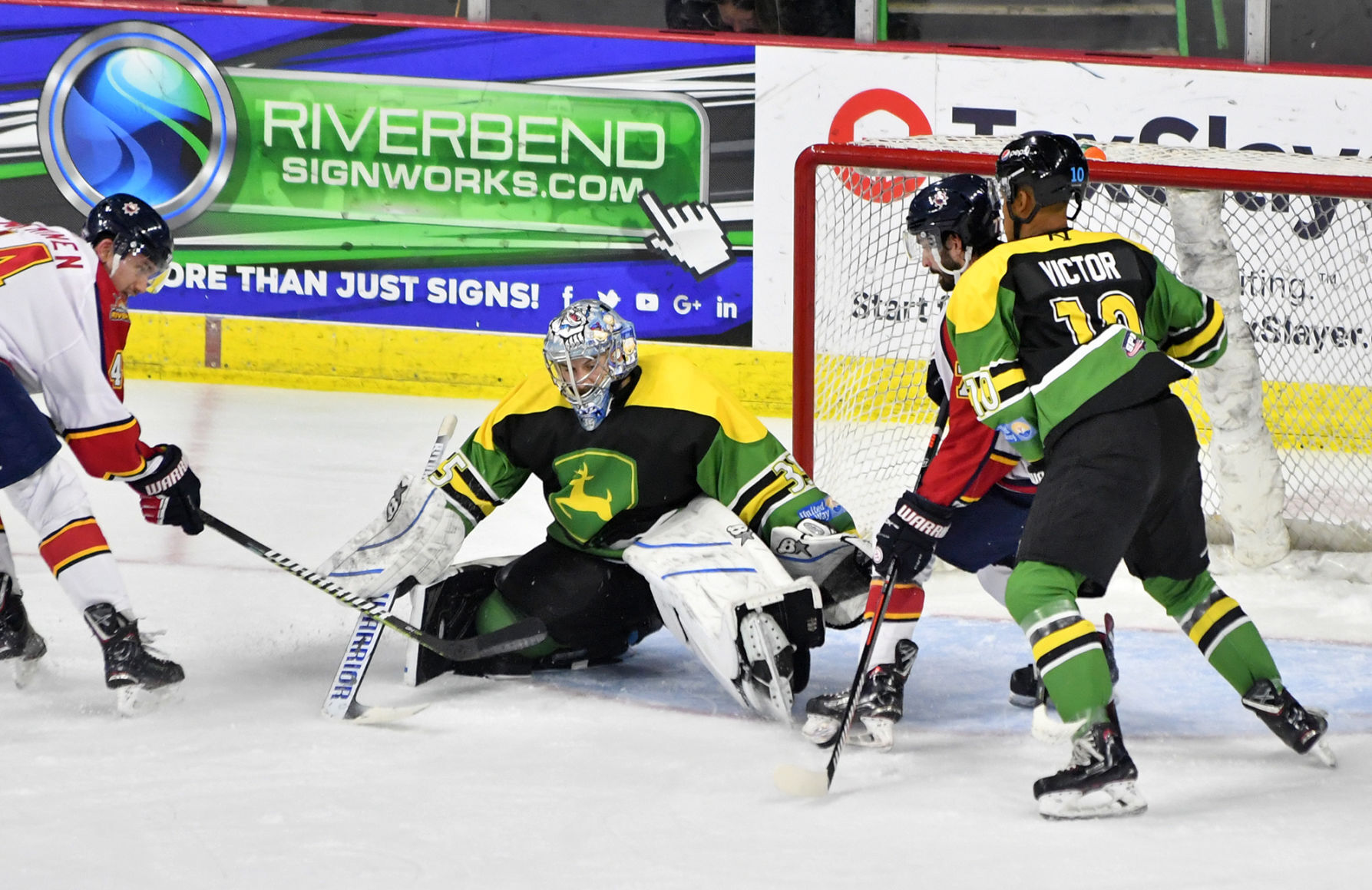 Quad City Storm vs Peoria Rivermen hockey